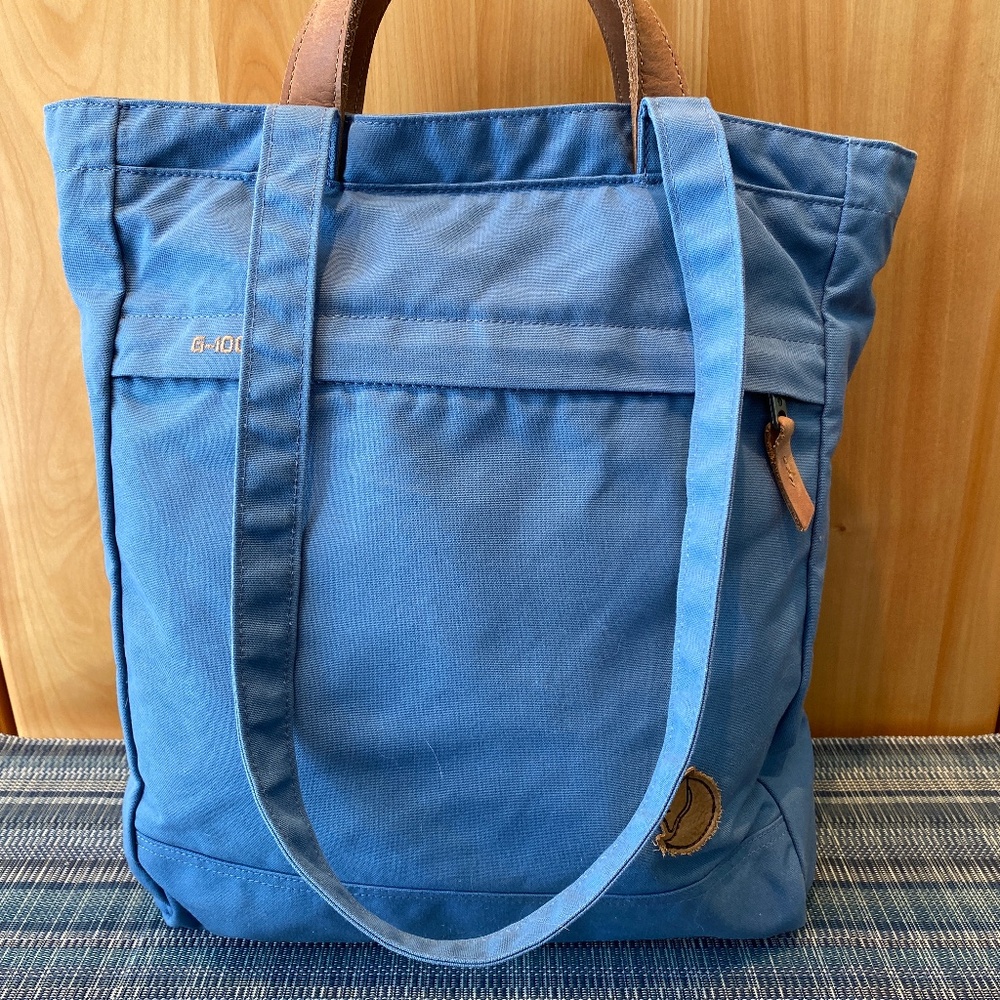 Fjallraven Totepack No. 1 Blue Ridge G-1000 Tote Bag Backpack Convertible